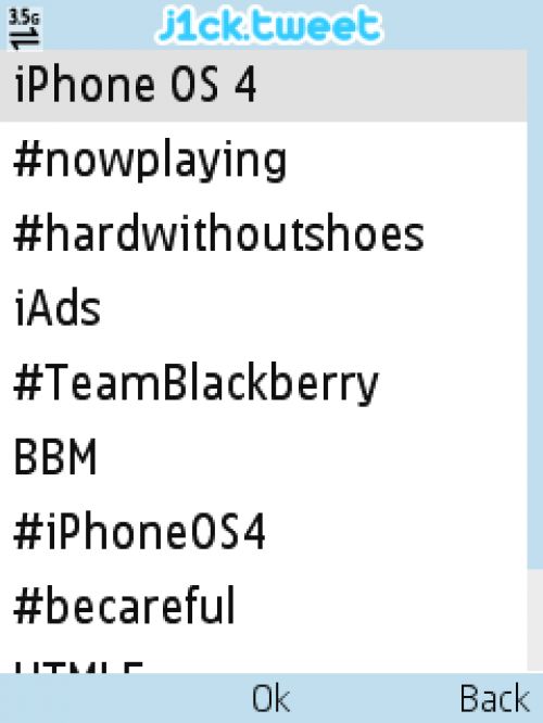 Обзор Twitter-клиентов для платформы J2ME