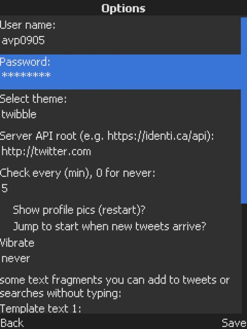 Обзор Twitter-клиентов для платформы J2ME
