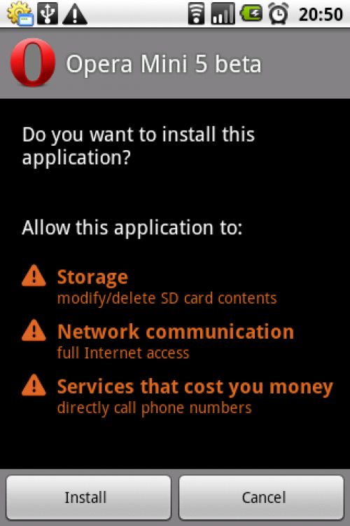 Opera Mini для Android