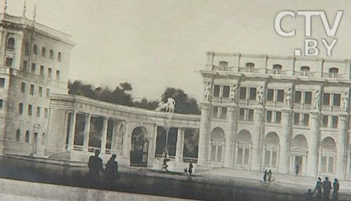 Фото. План здания телецентра в Минске