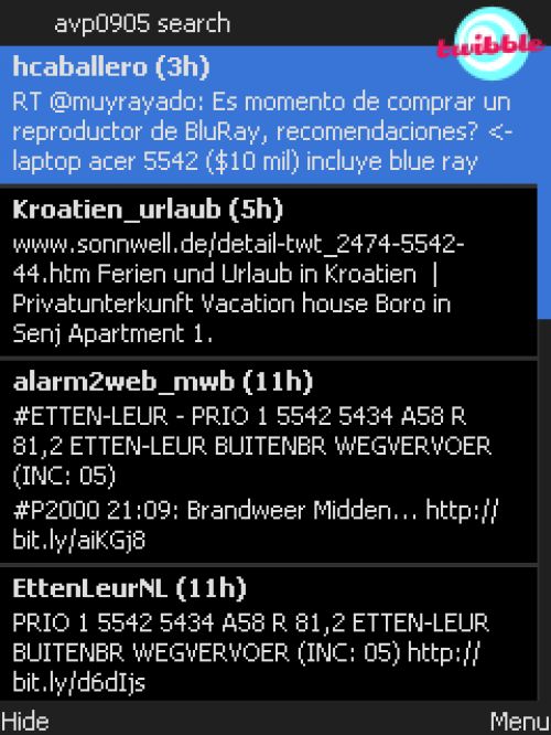 Обзор Twitter-клиентов для платформы J2ME Обзор Twitter-клиентов для платформы J2ME