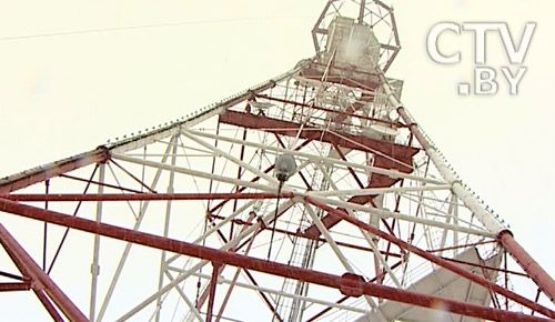 Фото. Вышка телецентра в Минске