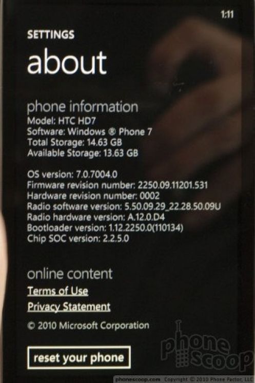  Windows Phone 7