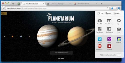 Mozilla внедрит в браузере Firefox 9 новый интерфейс