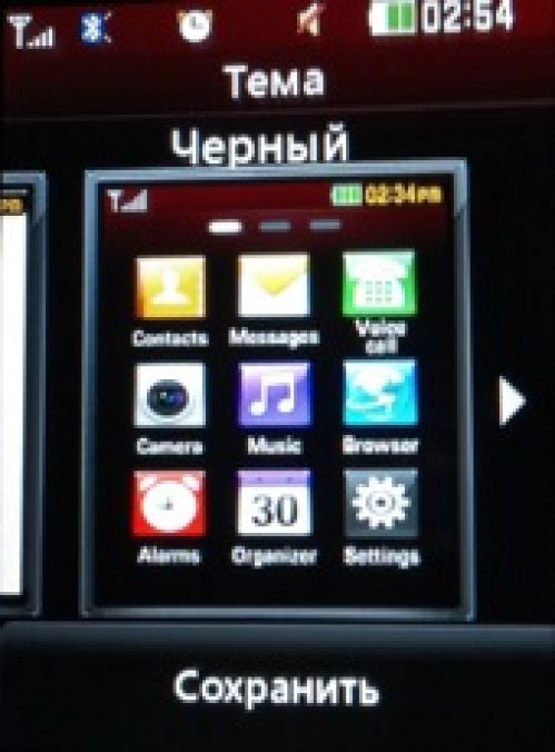 Скриншот LG T300