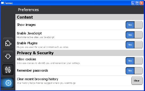 Предварительный обзор браузера Mozilla Fennec