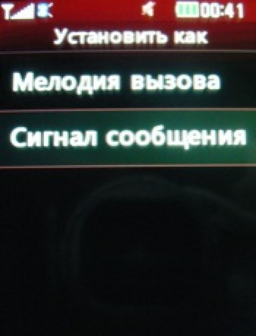 Скриншот LG T300