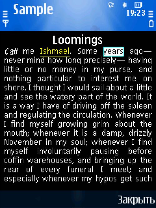 Сводный обзор Symbian-программ для чтения электронных книг