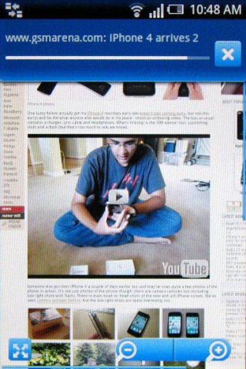 Скриншот с SE X8