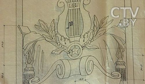 Фото. План здания телецентра в Минске