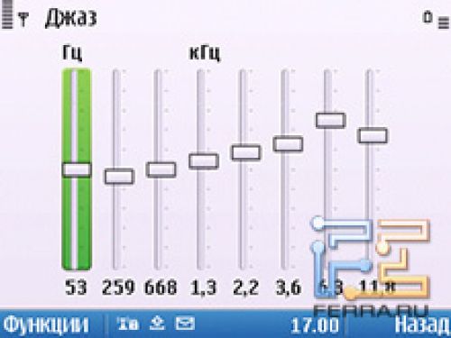 Музыкальный проигрыватель Nokia E5-00