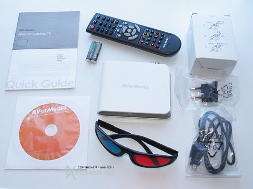 Комплектация AVerMedia AVer3D Satellite TV