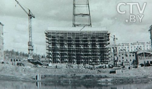 Фото. Строительство телецентра в Минске