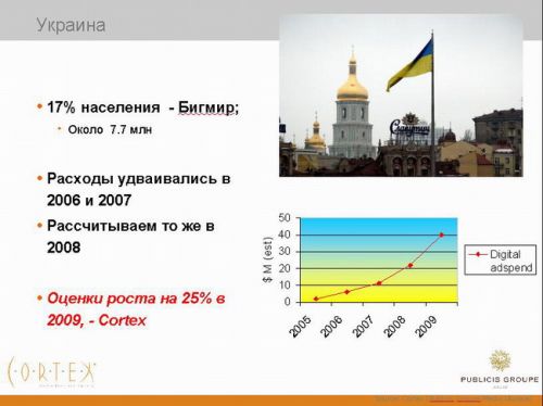 Прогноз развития украинского рынка интернет-рекламы в 2009 году 