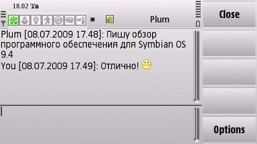 Джентльменский набор программ для сенсорных телефонов Nokia на базе Symbian OS 9.4