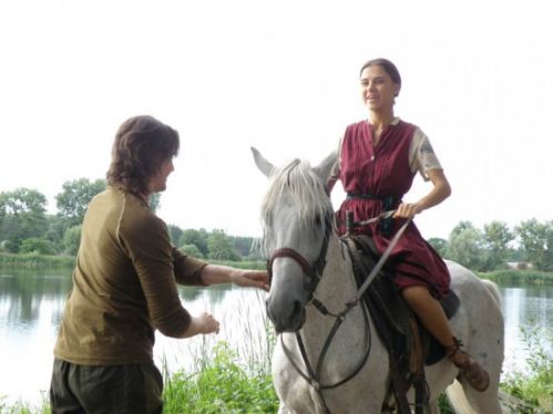 В съемках одной из сцен был задействован цирковой конь