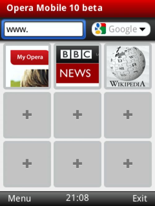 Скачать Opera Mobile 10.1(rus).