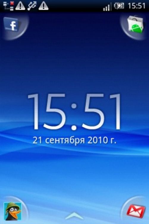 Скриншот с SE X8