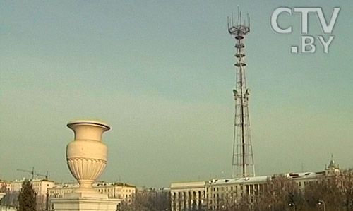 Фото. Вышка телецентра в Минске