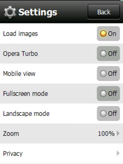 Тест браузера Opera Mobile 10 beta для ОС Windows Mobile