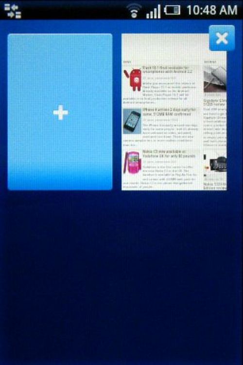 Скриншот с SE X8