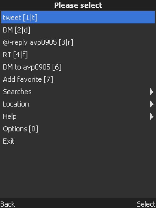 Обзор Twitter-клиентов для платформы J2ME Обзор Twitter-клиентов для платформы J2ME
