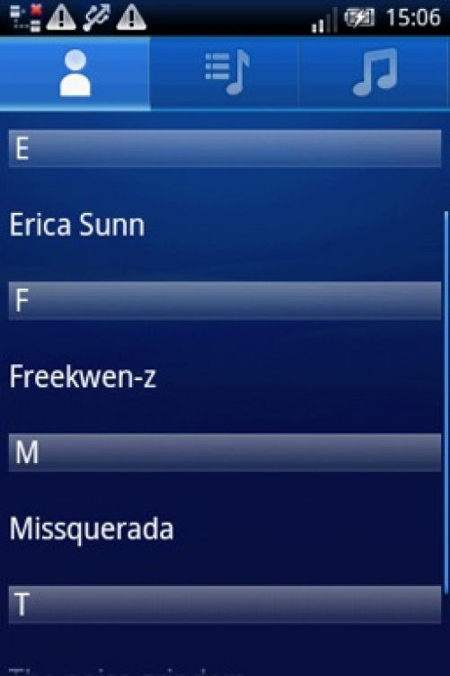 Скриншот с SE X8