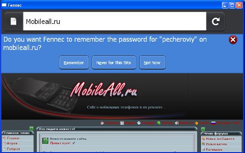 Предварительный обзор браузера Mozilla Fennec