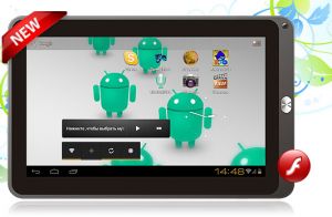 Планшет RoverPad 10.2.4 работает на базе Android 4
