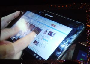 CES 2012: планшет на Snapdragon S4 под управлением Windows 8