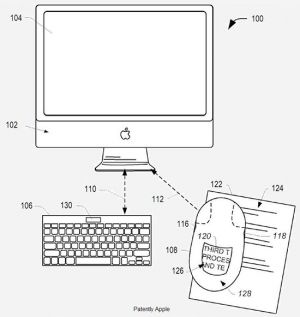 Apple запатентовала оптическую мышь с дисплеем