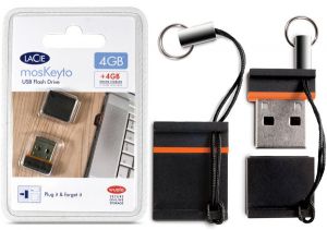 LaCie MosKeyto: миниатюрная USB-флешка «вставь и забудь»