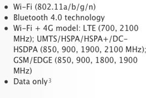 Новый iPad не сможет использовать 4G в России