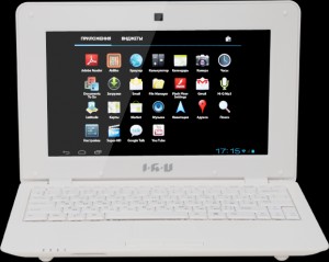 Нетбук iRU 101A работает под управлением Android 4.2