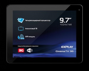 Планшет Explay CinemaTV 3G получил встроенный телевизор