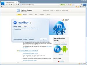 Вышла новая версия браузера Maxthon 3.1.5 Build 1000