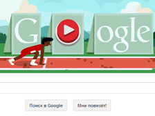 Google нарисовала олиймпийский "дудл"