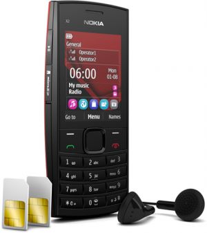 Музыкальный Dual SIM телефон Nokia X2-02, выпуск в России