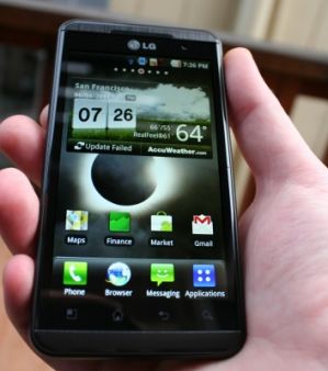 Смартфоны LG Optimus стали первыми в очереди за Android ICS