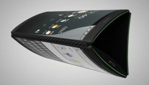 Flip phone с тремя дисплеями и платформой Android