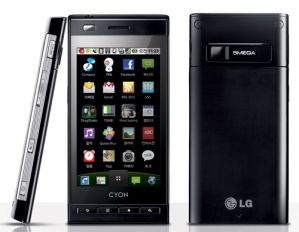 Тачфон LG Optimus Z на базе Android с приемником T-DMB