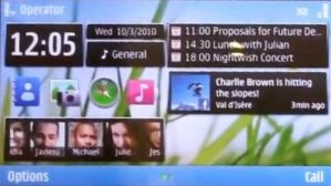 Symbian 3: демонстрация интерфейса