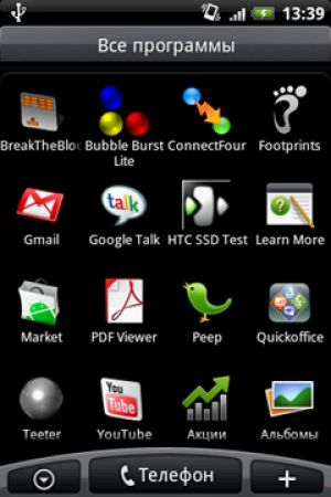 Обзор интерфейса HTC Sense и встроенных программ HTC Hero