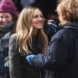 Сара Джессика Паркер на съемках нового фильма «Я не знаю, как ей это удается»