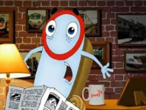 РЖД снял мультфильм «Страшный сон» про Сапсанчика