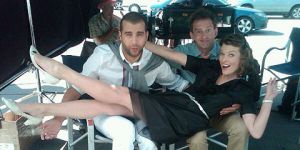 Милла Йовович на съемках «Выкрутасов» (фото)