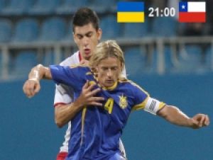 Матч межд Украиной и Чили вызвал высокий интерес у зрителей
