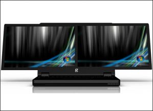 Разработан ноутбук с двумя полноценными дисплеями