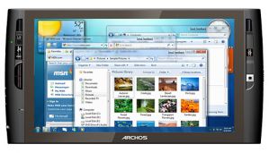 Archos анонсировала планшетный ПК под управлением Windows 7 (ФОТО)