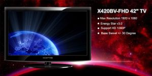 Элегантный 42-дюймовый HDTV Sceptre X420BV-FHD